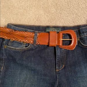 Woven Leather Belt
